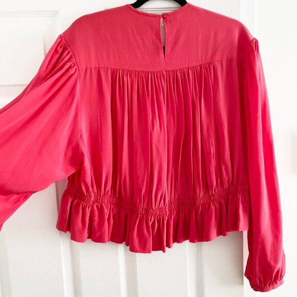 Isabel Marant "Nelino" Top in "Paradise Pink", size 42. Fits like a size 10 ish - Picture 8 of 12